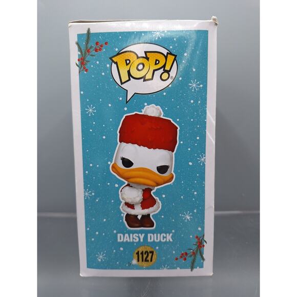Funko POP! Disney Christmas Donald Duck #1128 and Daisy Duck #1127 Vinyl Figure - Picture 9 of 12